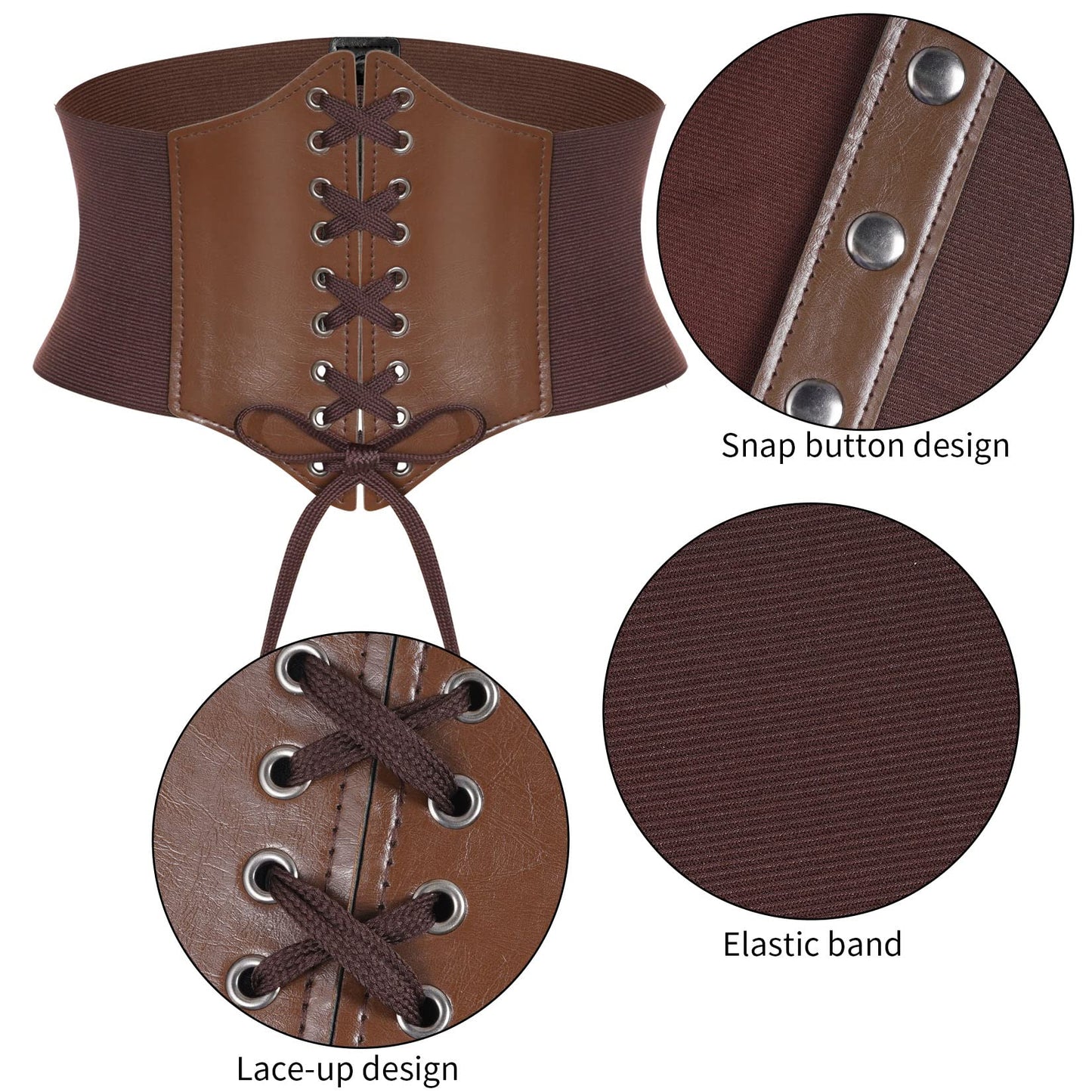 Faux Leather Cincher and Bracers