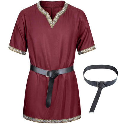 Mens Medieval Costume Viking Tunic