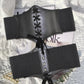 Womens Corset Belts Lace-up Tied Waspie Belt Retro Waist Cinch Belt