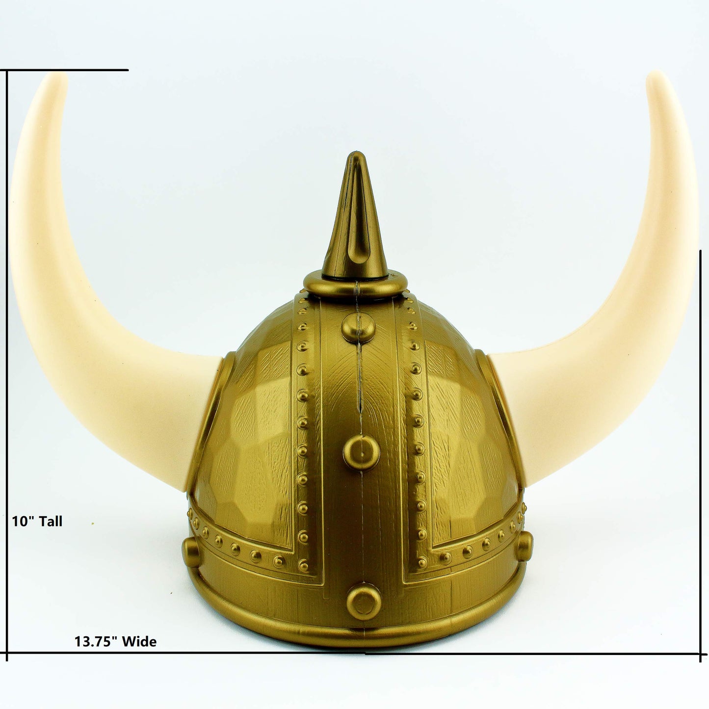 Medieval Viking Warrior Horns Plastic Hat Helmet