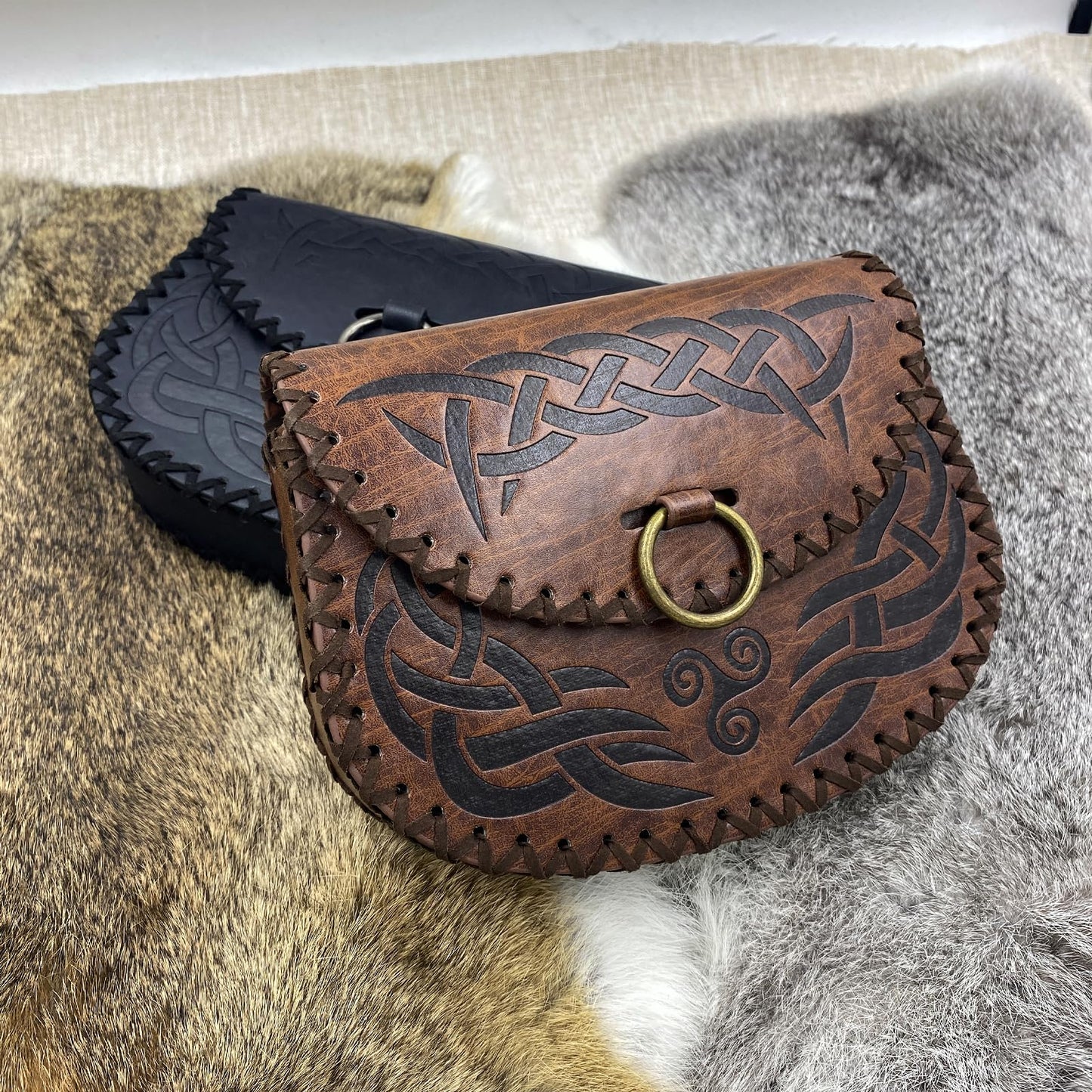 Viking Embossed Belt Bag