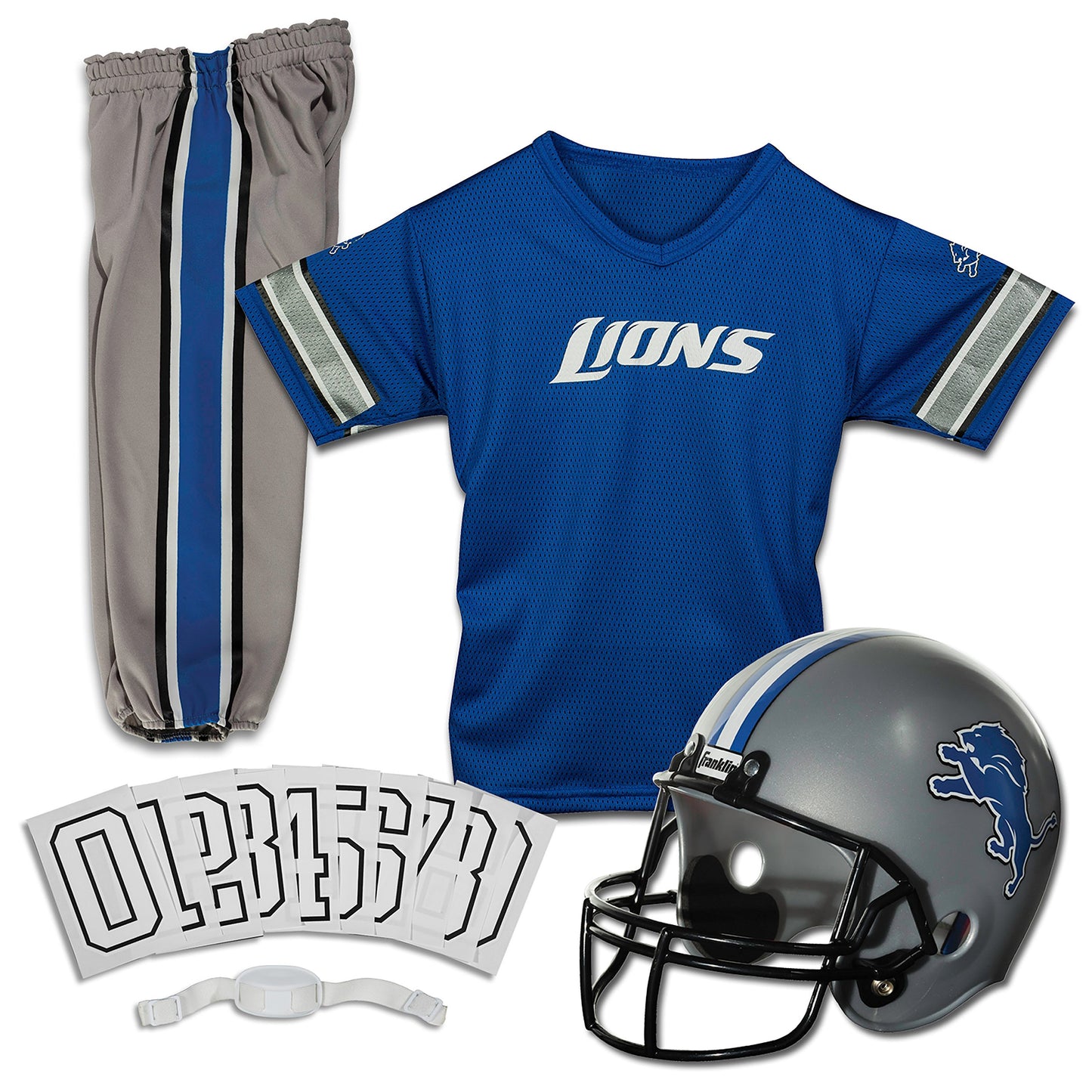 Franklin Sports NFL Youth Football Uniform Set for Boys & Girls - Includes Helmet, Jersey & Pants with Chinstrap + Numbers Minnesota Vikings Medium