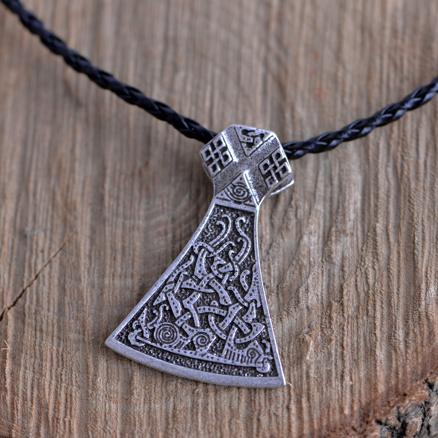 LANGHONG 1PCS Norse Viking Necklace For Men Compass Vegvisir Necklace Original Talisman Jewelry Antique Silver