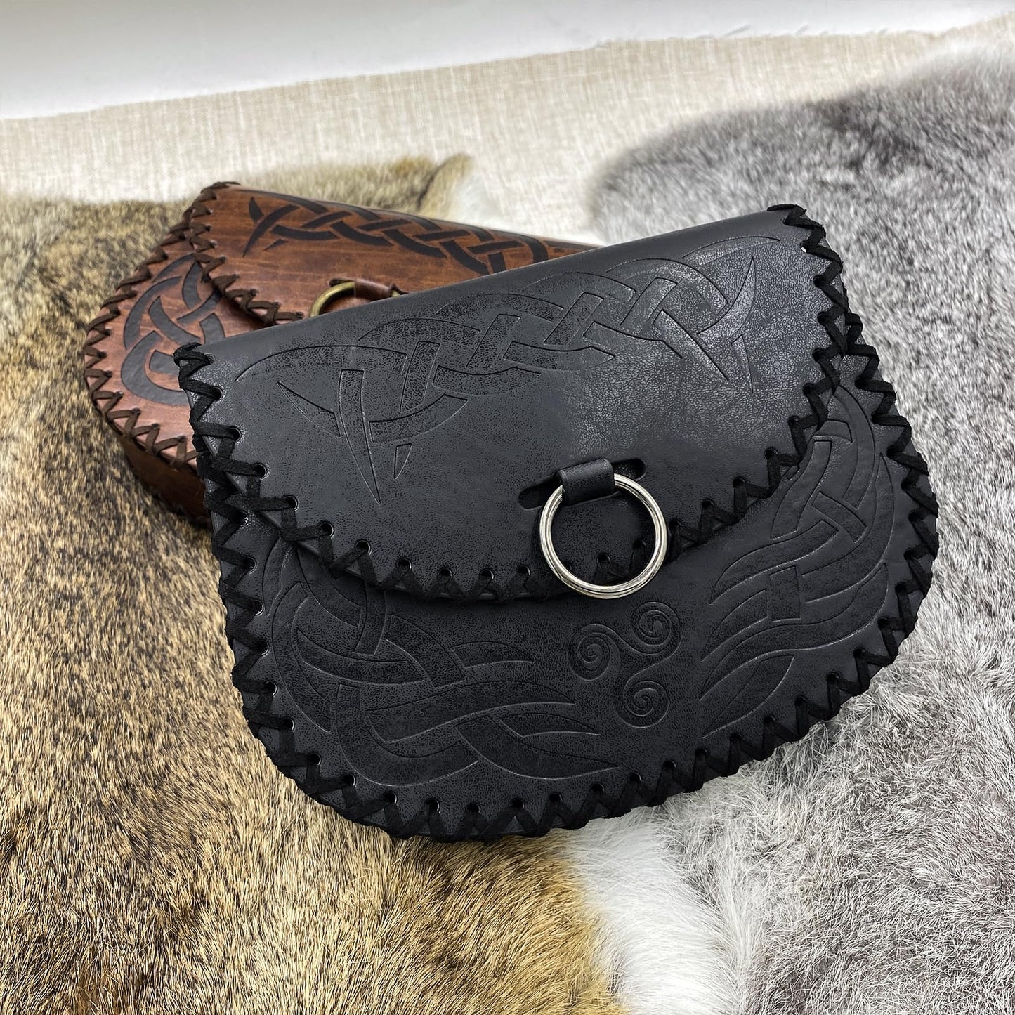 Viking Embossed Belt Bag