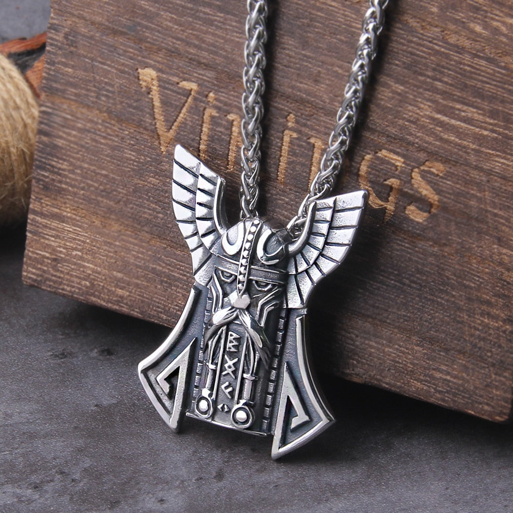 Steel Odin Necklace