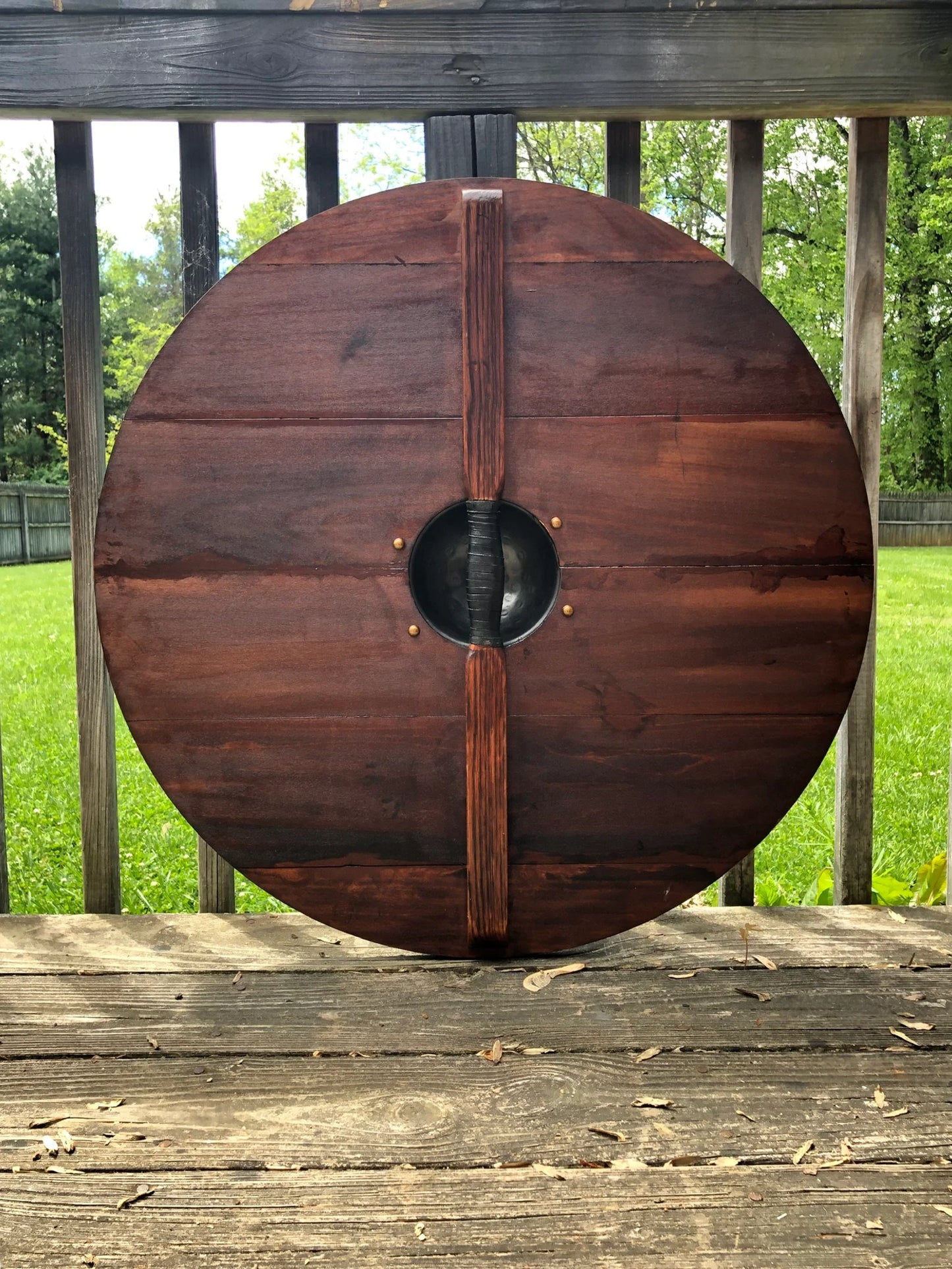 Bjorn Ironside Wood Plank Viking Shield, 24"
