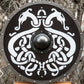 Jörmungandr Midgard Serpent Smooth Viking Shield, 24"